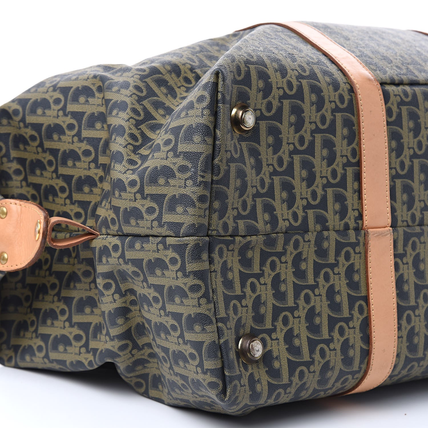 Christian Dior Monogram Duffle Green 7 of 16