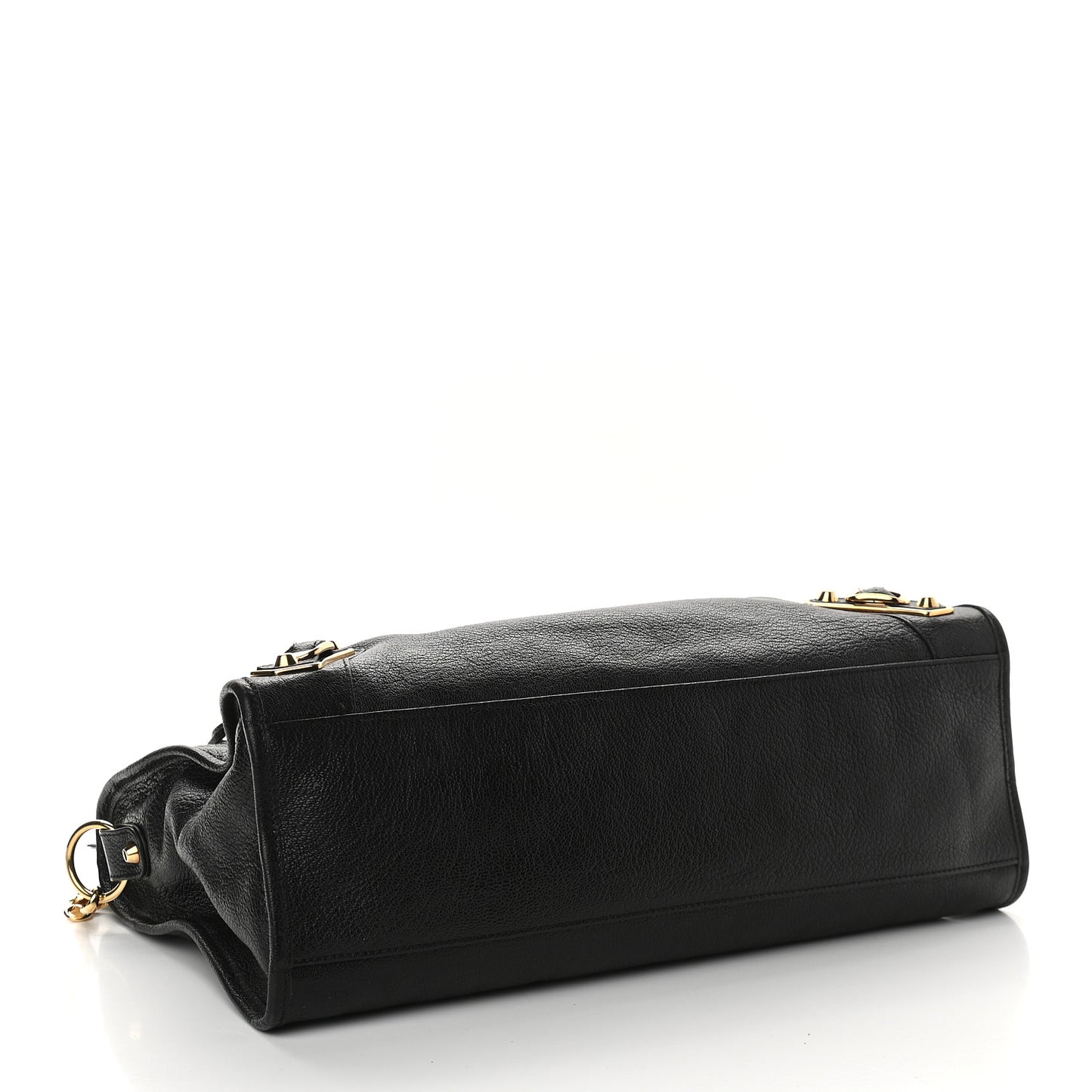 Chevre Gold Metallic Edge Hardware City Black