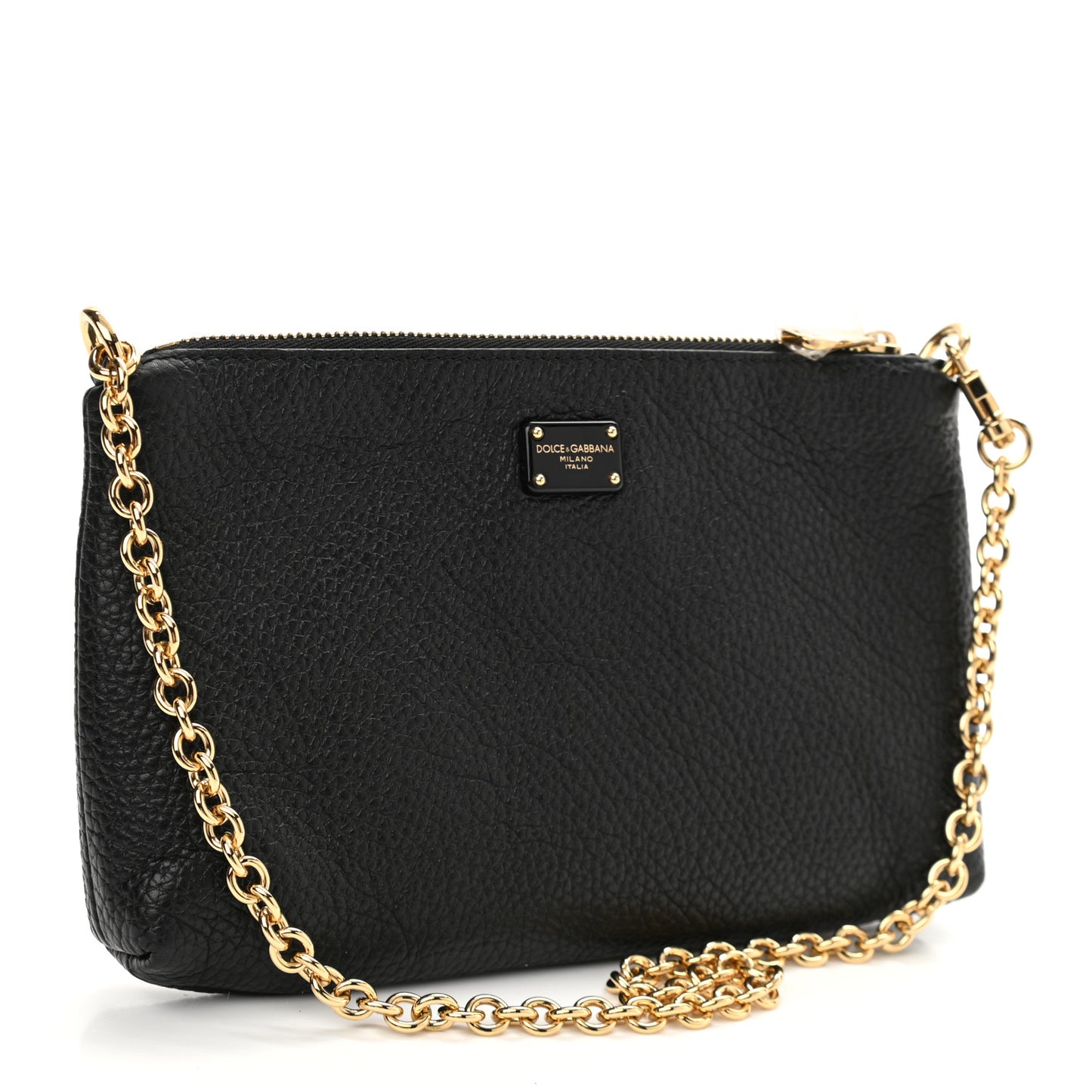 Grained Calfskin Embroidered Space Love Pochette Multicolor