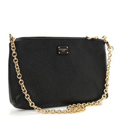 Dolce & Gabbana Grained Calfskin Embroidered Space Love Pochette Multicolor 3 of 10