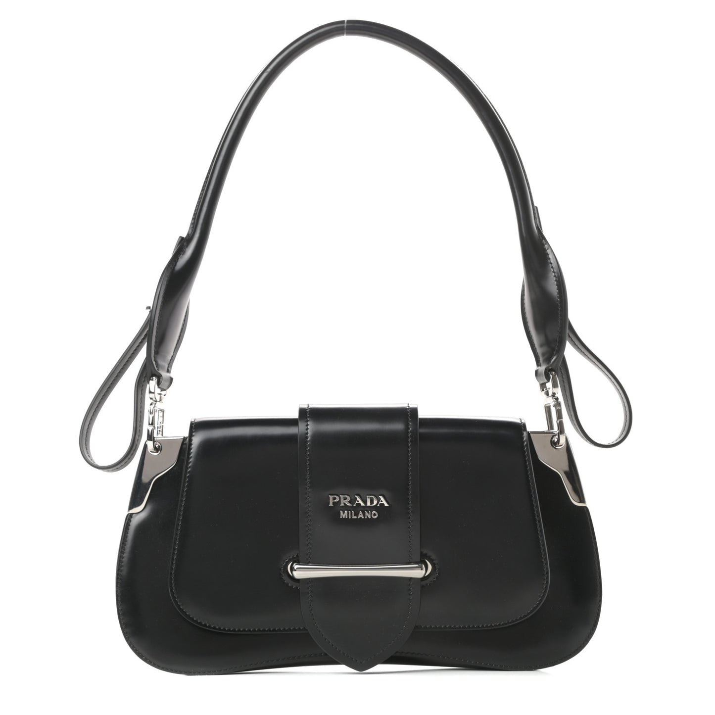 Spazzolato Sidonie Shoulder Bag Black