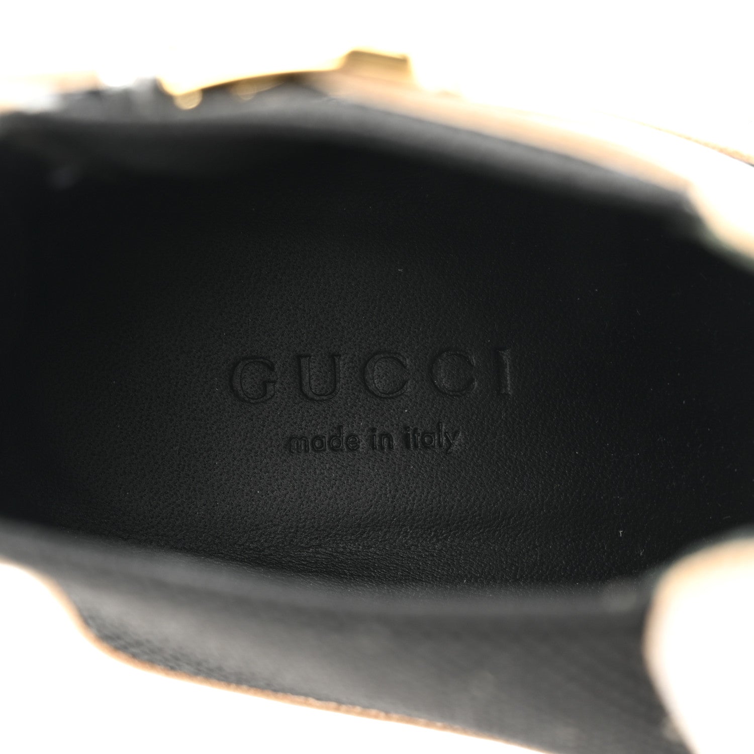 Gucci Metallic Calfskin Cordovan Lux Booties 36 Silver Black 7 of 14