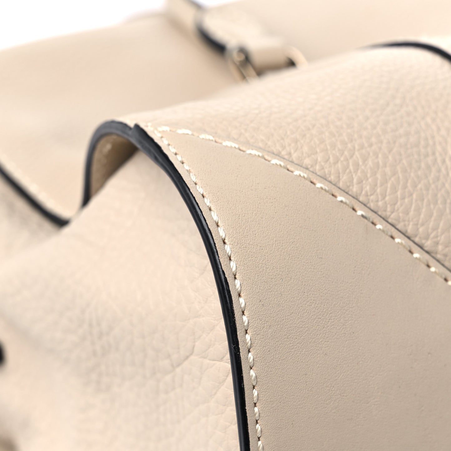 Calfskin Satchel Limestone