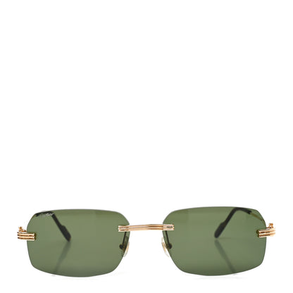 Cartier Premiere De Cartier Square Sunglasses Gold Black 2 of 7
