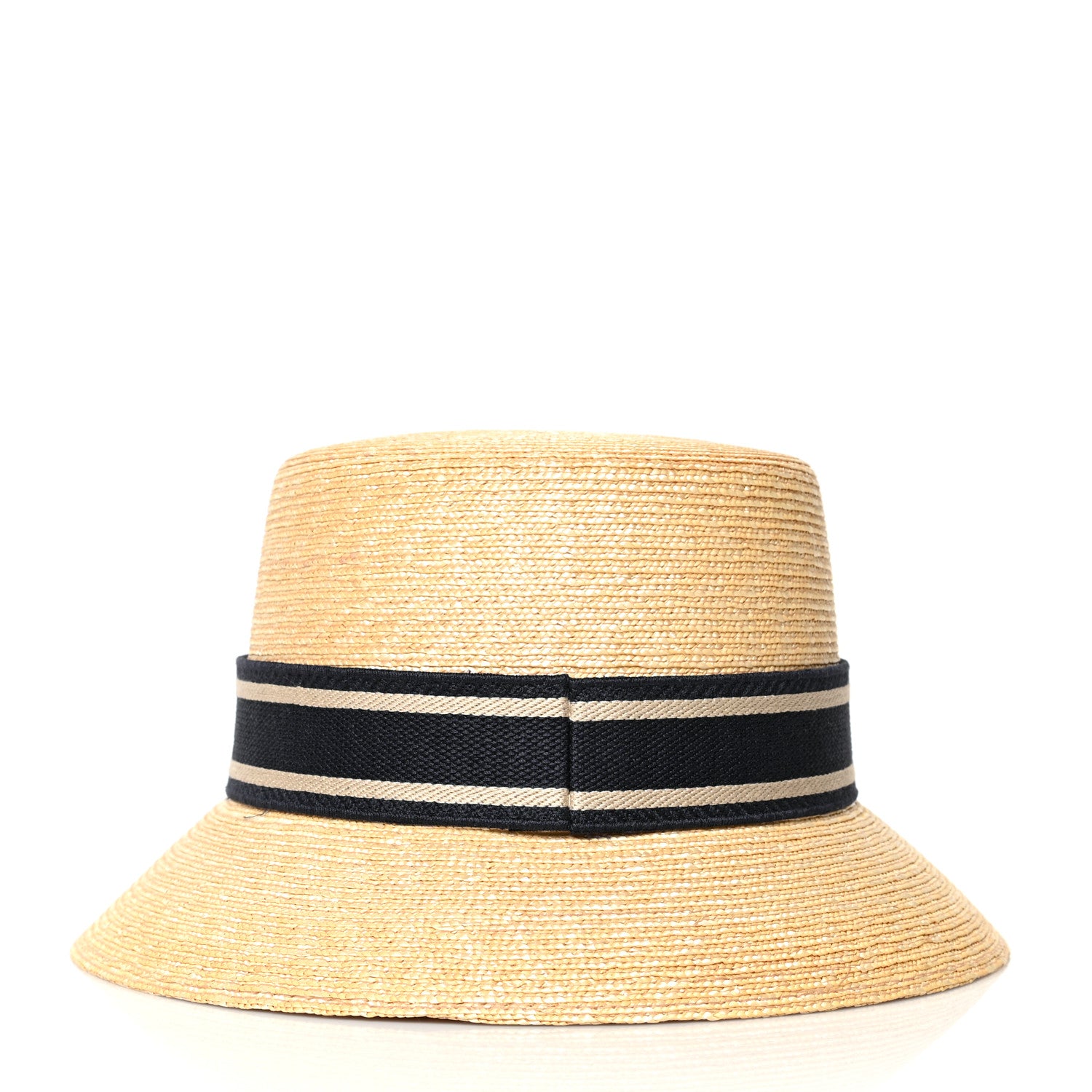 Christian Dior Straw Bucket Hat 57 Natural 6 of 8
