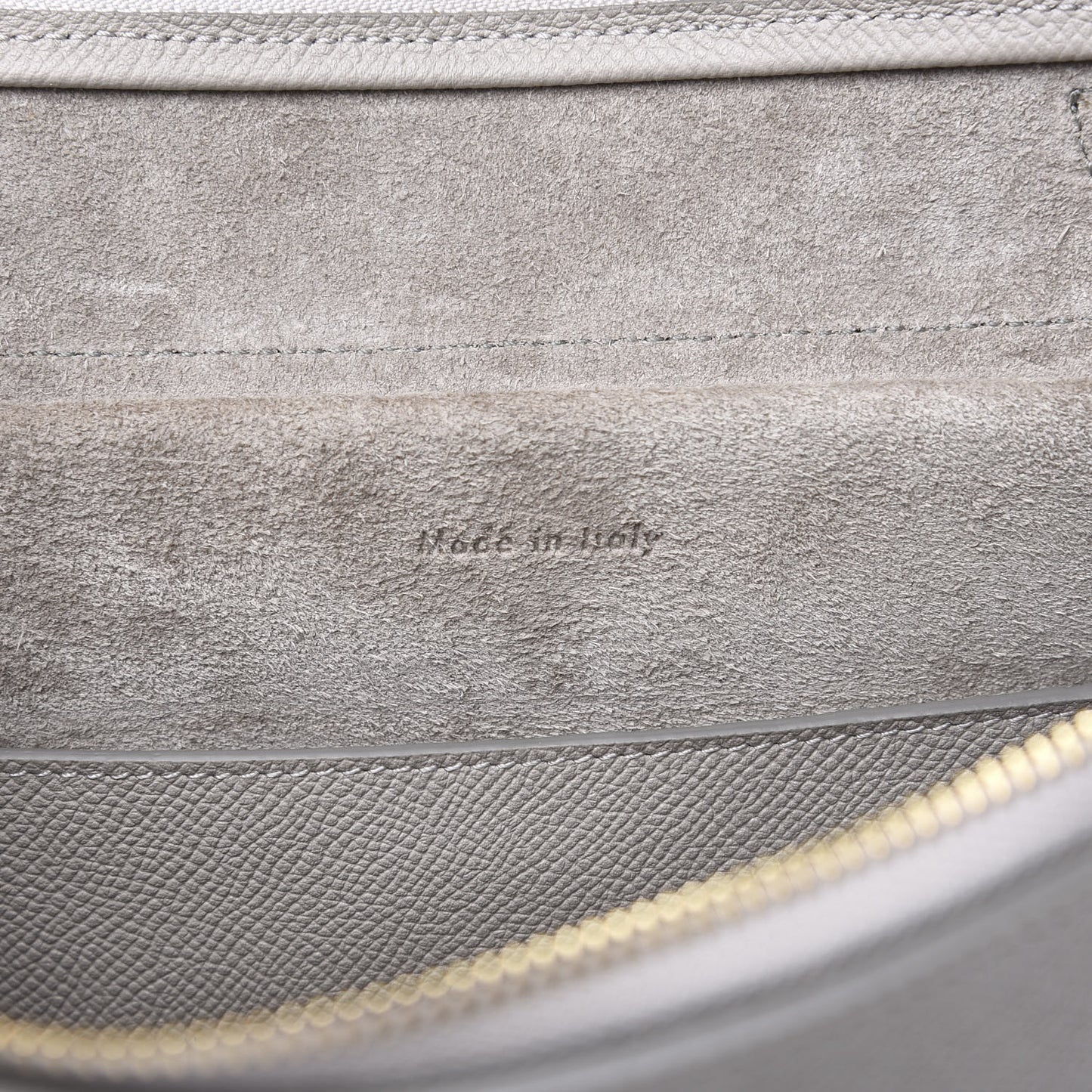 Grained Calfskin Micro Belt Bag Light Taupe