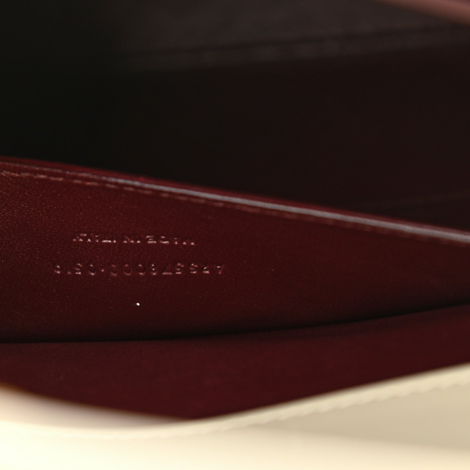 Saint Laurent Smooth Calfskin Medium Classic Monogram Cassandra Top Handle Crema Soft Rouge Legion 8 of 11
