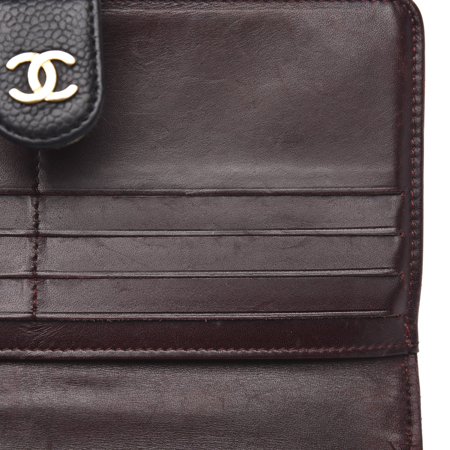 Chanel Caviar Quilted CC French Wallet Black 13 of 16