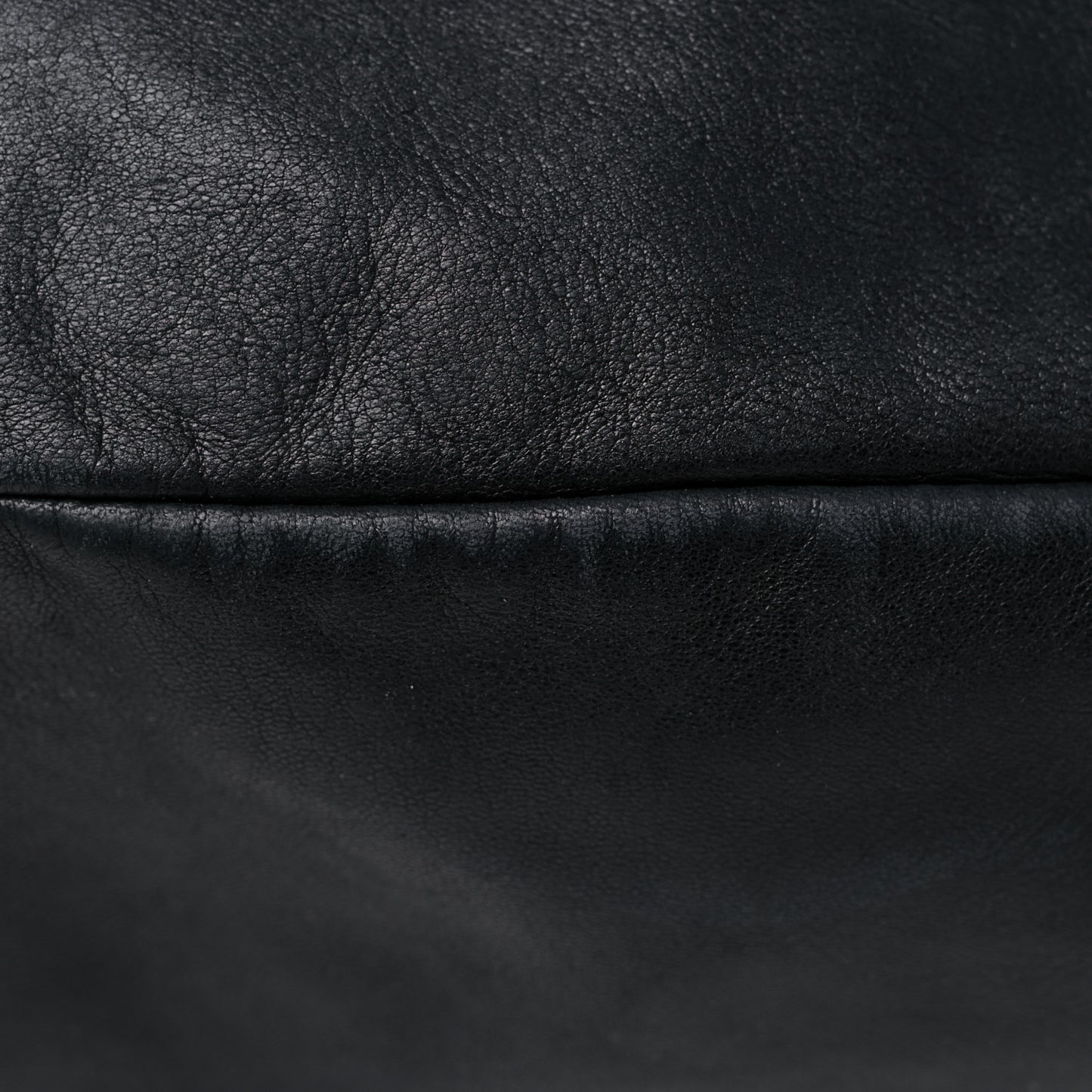 Lambskin Large Soft and Chain Hobo Black