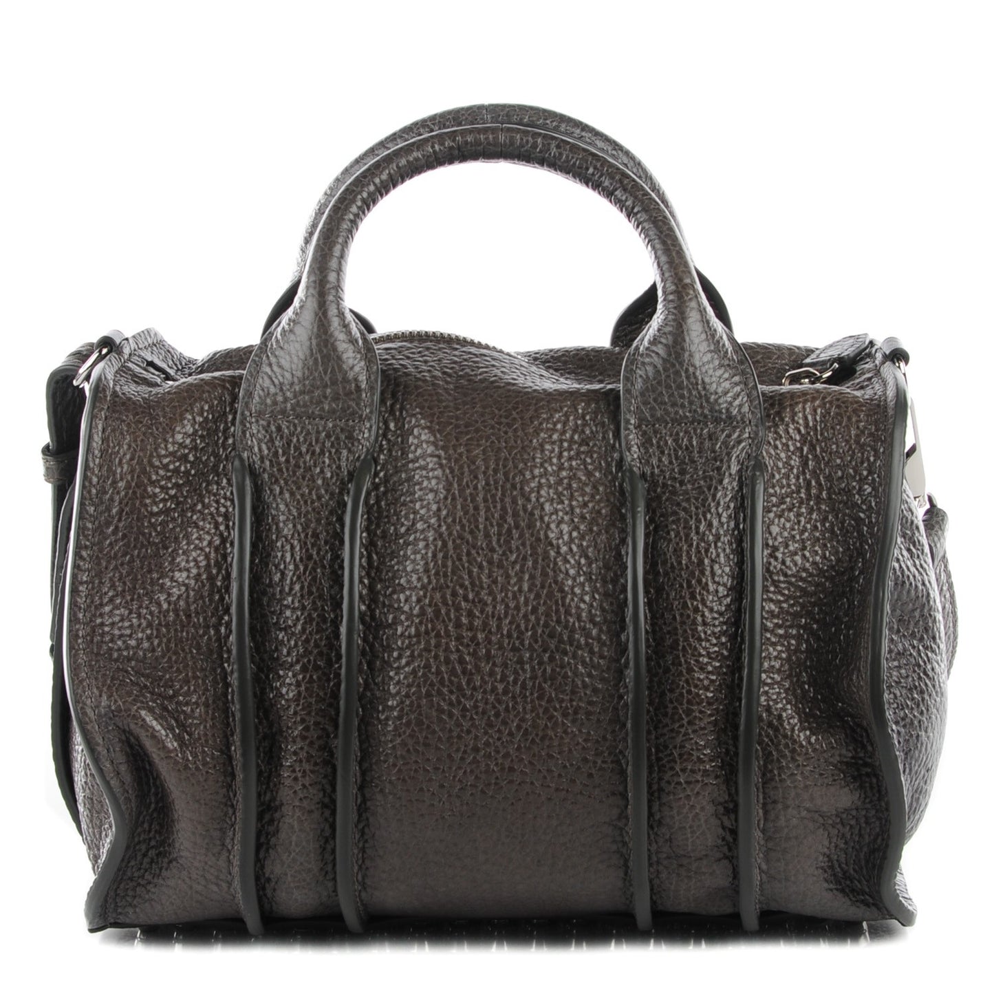 Pebbled Lambskin Inside Out Rocco Gunpowder