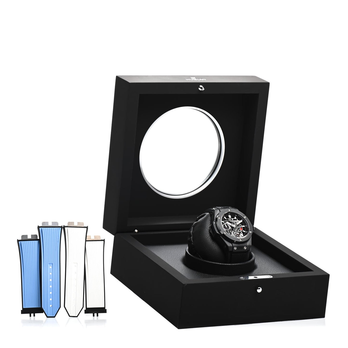 Ceramic Rubber 45mm Big Bang Meca-10 Black Magic Manual Winding Watch 414.CI.1123.RX