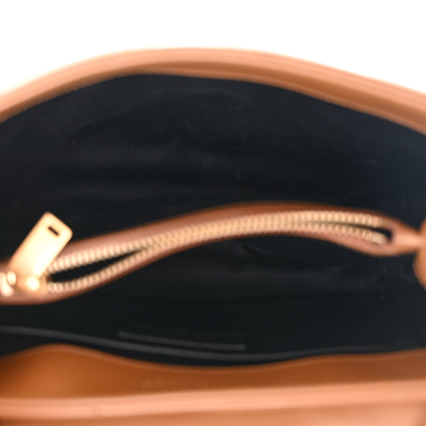 Calfskin Y Quilted Monogram Small Loulou Chain Satchel Dark Natural