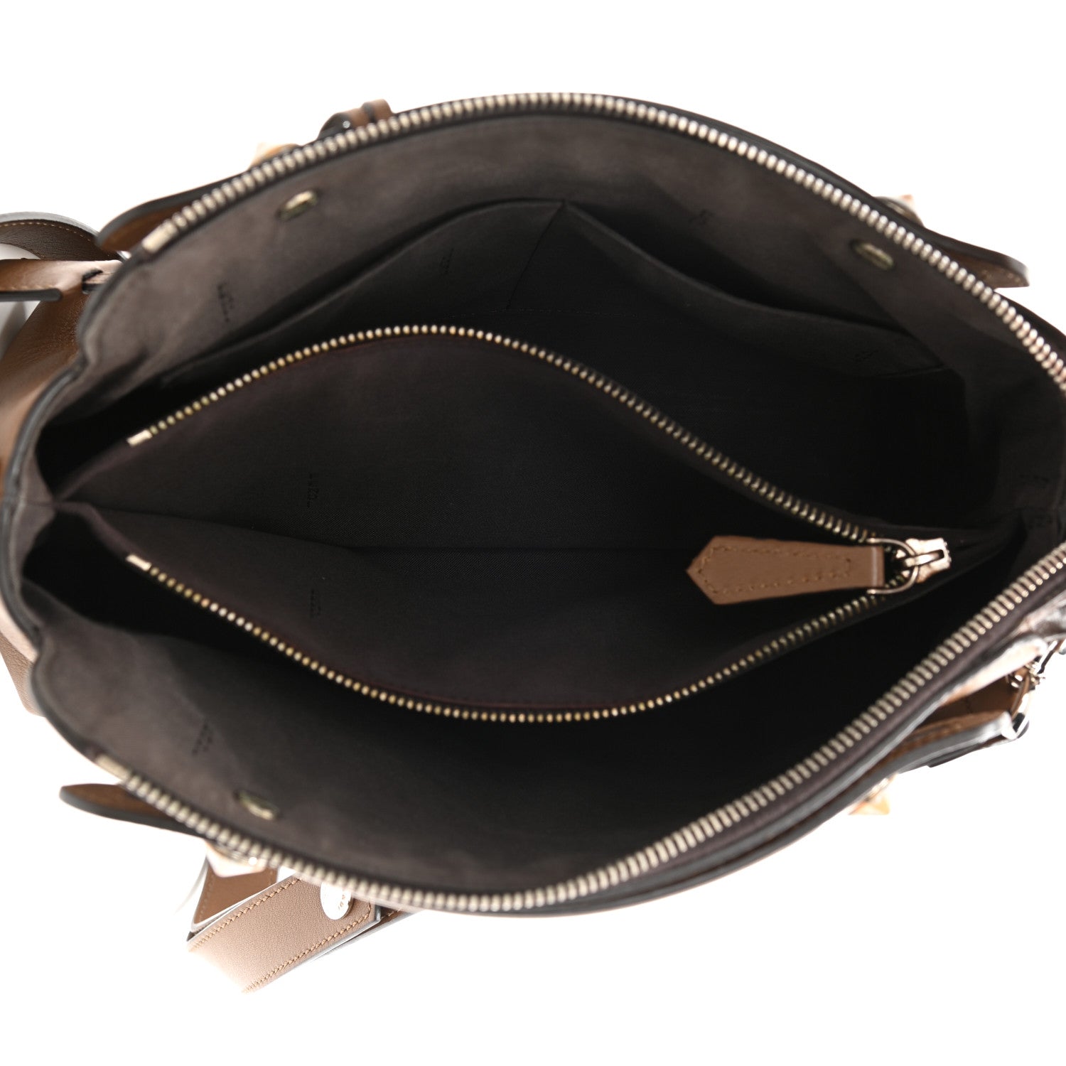 Fendi Vitello Dolce Croc Tail Medium By The Way Boston Bag Foresta Marrone 5 of 10