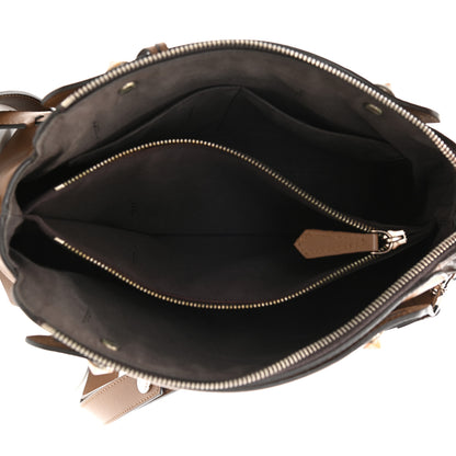Fendi Vitello Dolce Croc Tail Medium By The Way Boston Bag Foresta Marrone 5 of 10