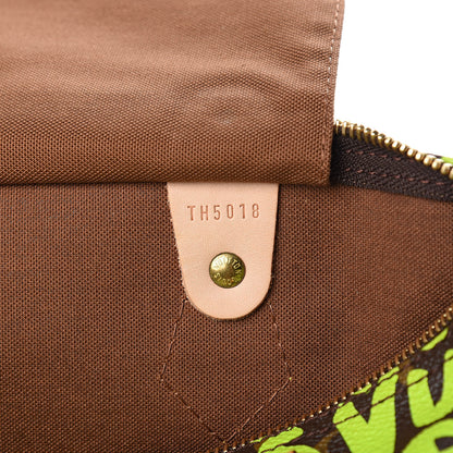 Louis Vuitton Monogram Graffiti Speedy 30 Green 7 of 13