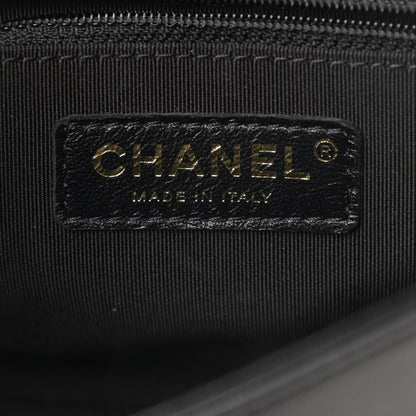 Chanel Lambskin Quilted Studded Beauty Begins Flap Black 6 of 11