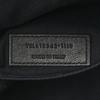 Saint Laurent Lambskin Monogram Lou Camera Bag Granite 7 of 13