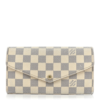 Louis Vuitton Damier Azur Sarah Wallet NM 1 of 24