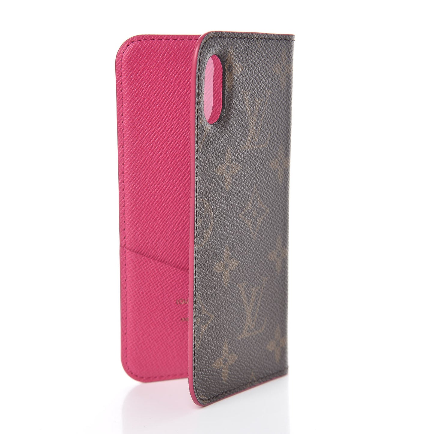 Monogram iPhone X Folio Case Rose Pop