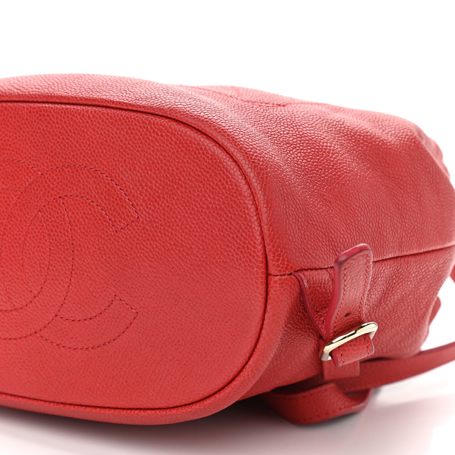 Chanel Caviar Quilted Backpack Red 11 of 11