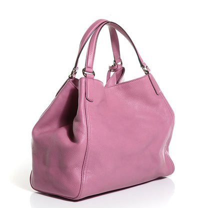 Gucci Pebbled Calfskin Medium Soho Shoulder Bag Fresia Rose 3 of 7