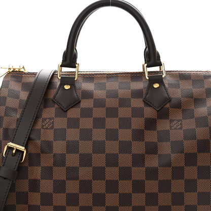 Louis Vuitton Damier Ebene Speedy Bandouliere 30 8 of 12