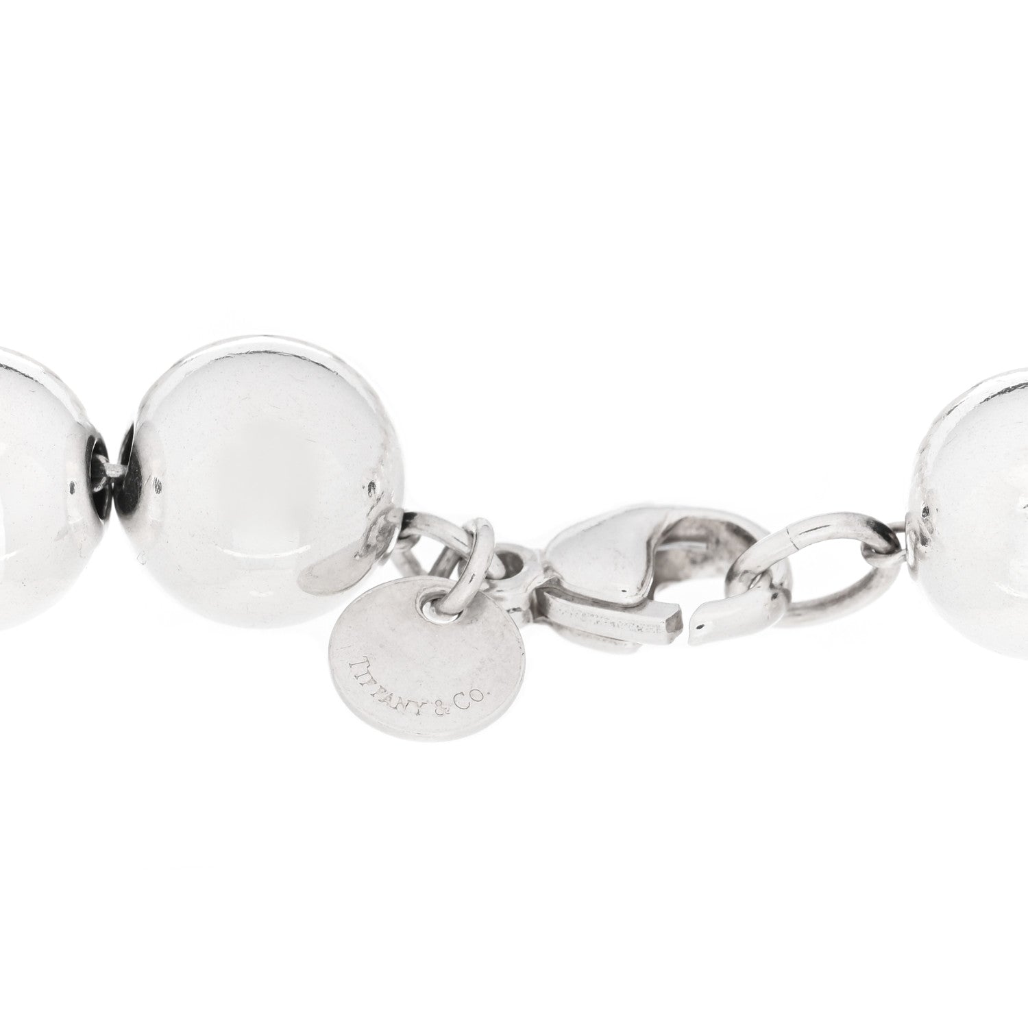Tiffany Sterling Silver 10mm HardWear Ball Bracelet 3 of 3