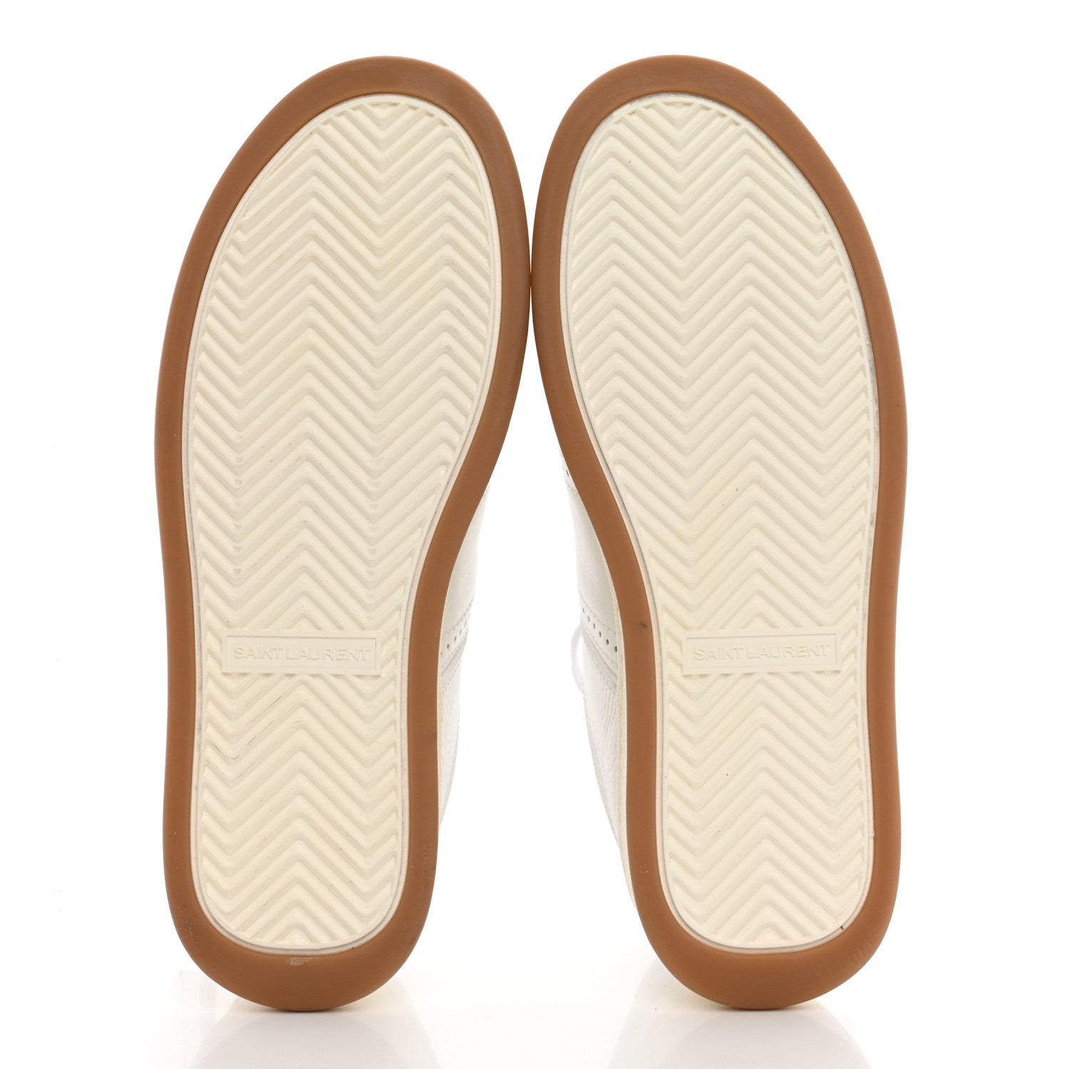 Saint Laurent Calfskin SL/61 Low Top Sneakers 37 White 6 of 16