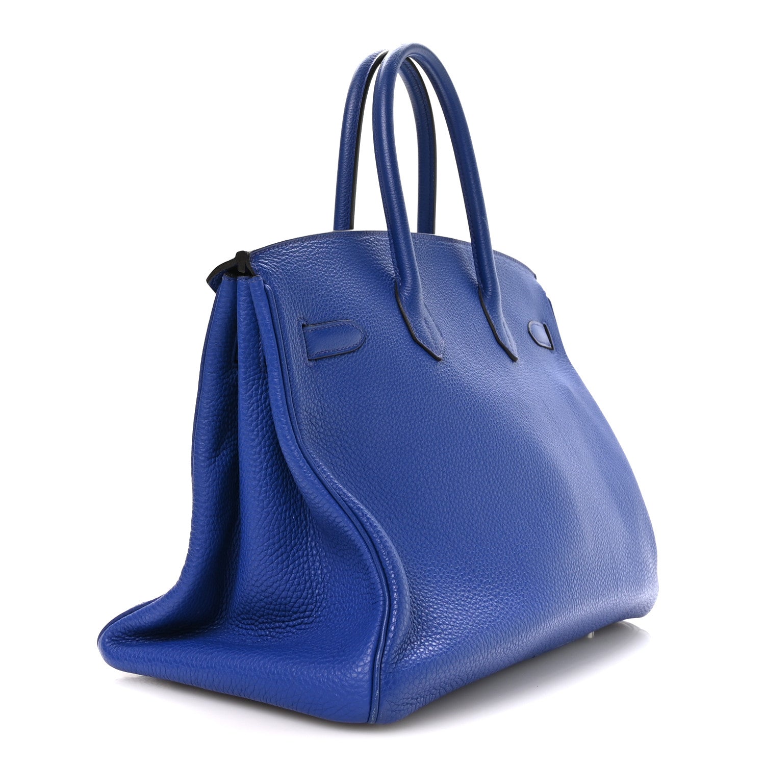 Hermes Togo BIRKIN 35 Bleu France 3 of 10
