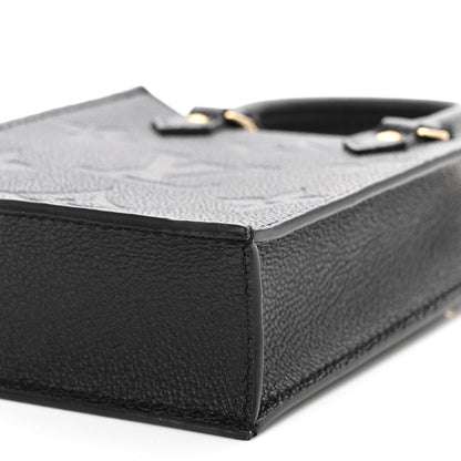 Louis Vuitton Empreinte Monogram Giant Petit Sac Plat Black 9 of 9