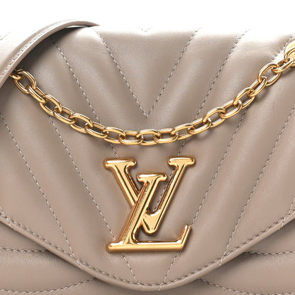 Louis Vuitton Calfskin LV New Wave Chain Bag Taupe 7 of 10