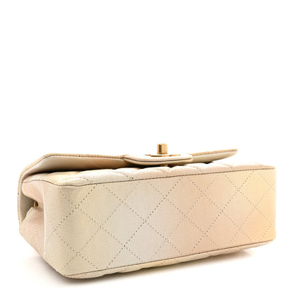Chanel Metallic Goatskin Quilted Mini Rectangular Flap Gold 4 of 11