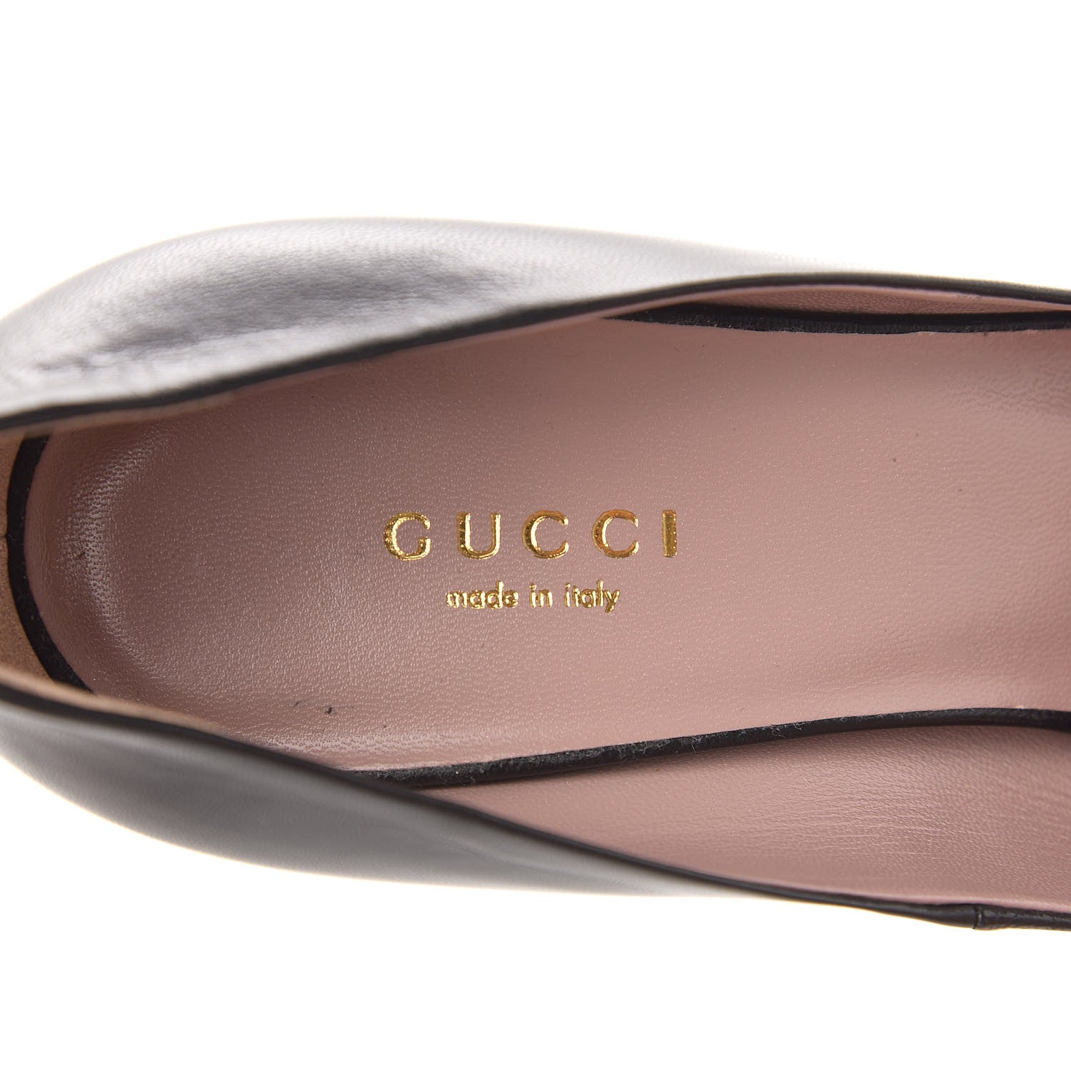 Gucci Nappa Studded Glow Light Pumps 37.5 Black 8 of 8