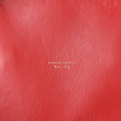 Mansur Gavriel Calfskin Train Case Crossbody Flamma 5 of 8
