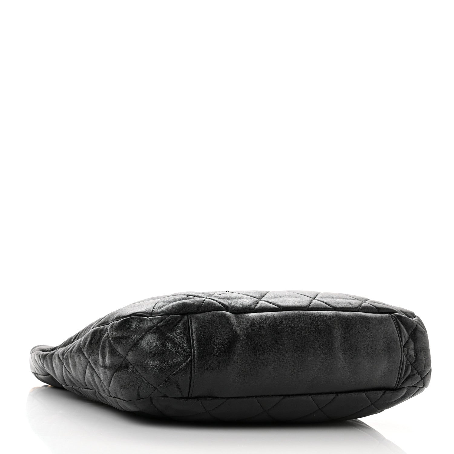 Chanel Lambskin Quilted Large CC Funky Town Hobo Black 4 of 10