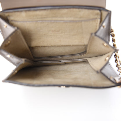 Chloe Suede Calfskin Mini Faye Bracelet Bag Motty Grey 4 of 9