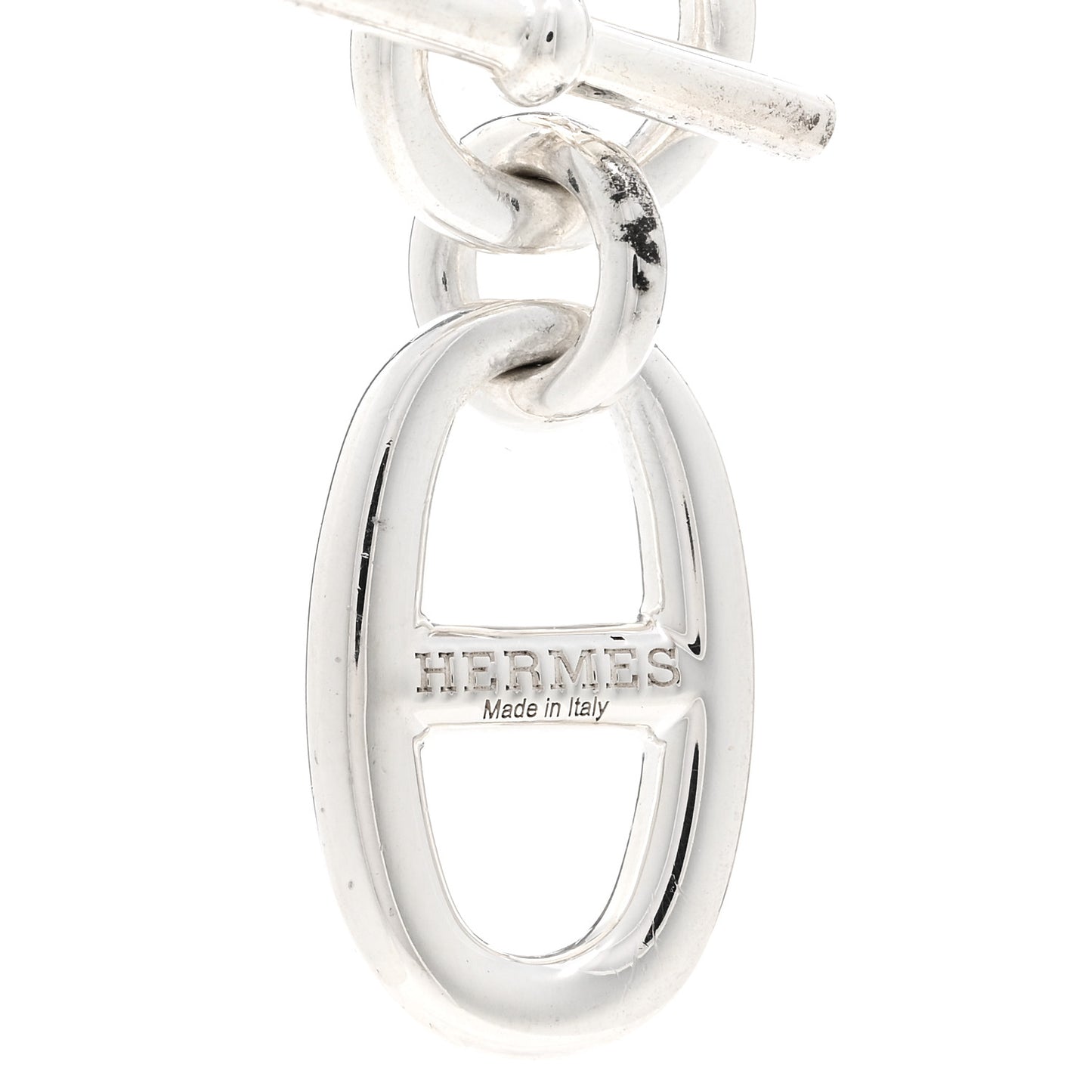Sterling Silver Amulette Chaine d'Ancre Necklace