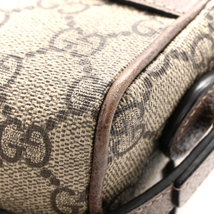 Gucci GG Supreme Monogram Web Mini Ophidia Shoulder Bag Brown 15 of 15