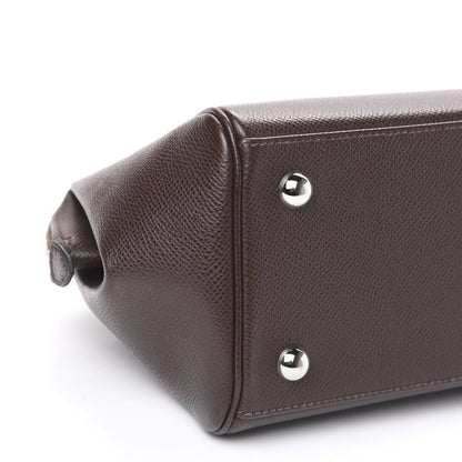 Hermes Epsom Paris Bombay 27 Chocolate 6 of 8