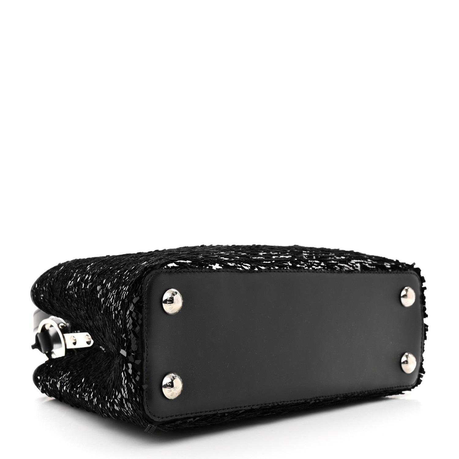 Louis Vuitton Calfskin Sequin Capucines BB Night Fever 4 of 15