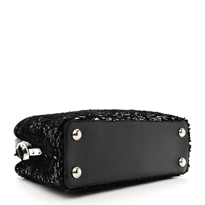 Louis Vuitton Calfskin Sequin Capucines BB Night Fever 4 of 15