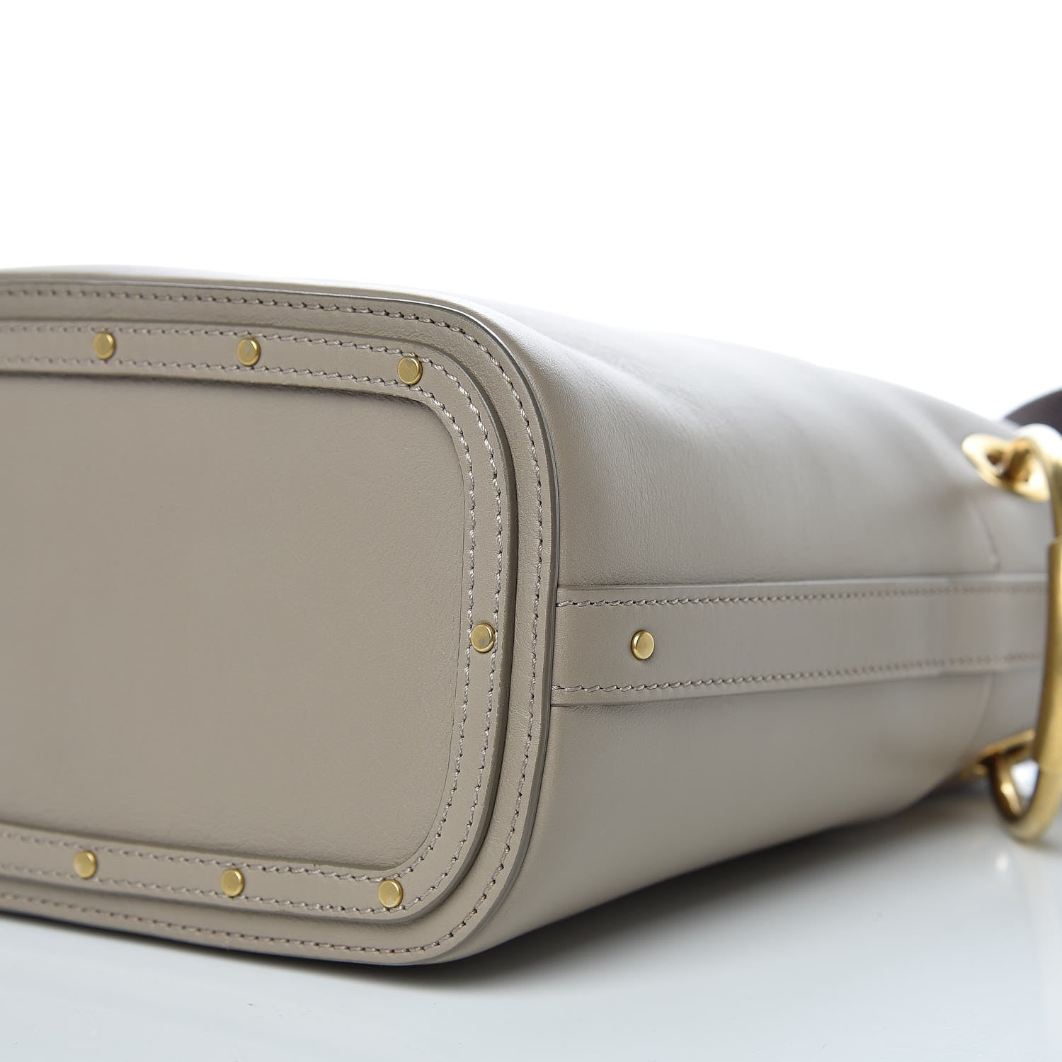Chloe Smooth Calfskin Small Roy Bucket Bag Motty Grey 9 of 11