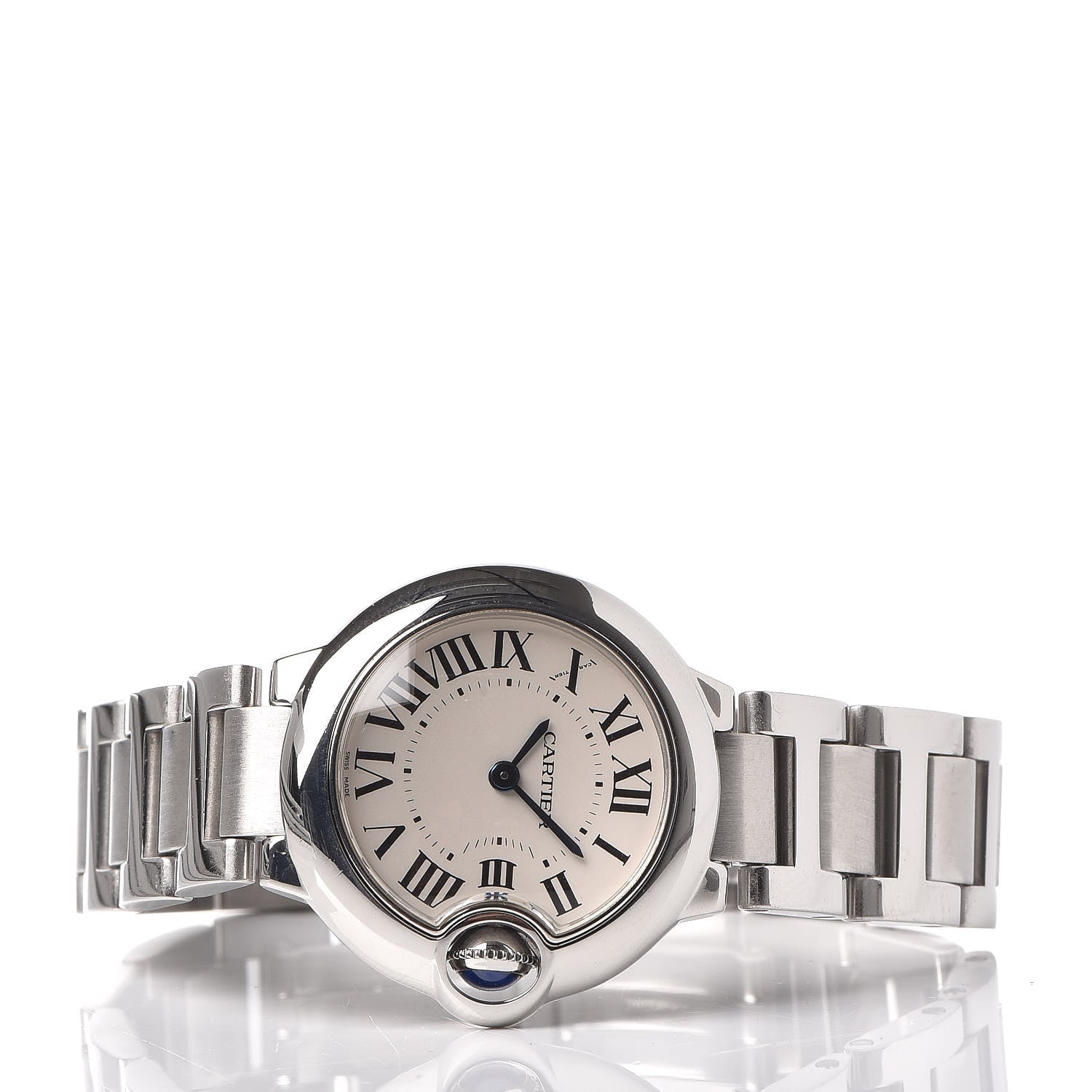 Cartier Stainless Steel 28mm Ballon Bleu De Quartz Watch 3 of 7