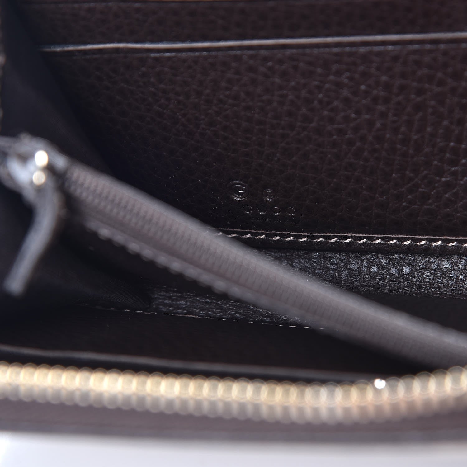 Gucci Crystal Monogram Zip Around Wallet Brown 6 of 8