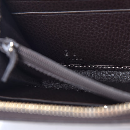 Gucci Crystal Monogram Zip Around Wallet Brown 6 of 8