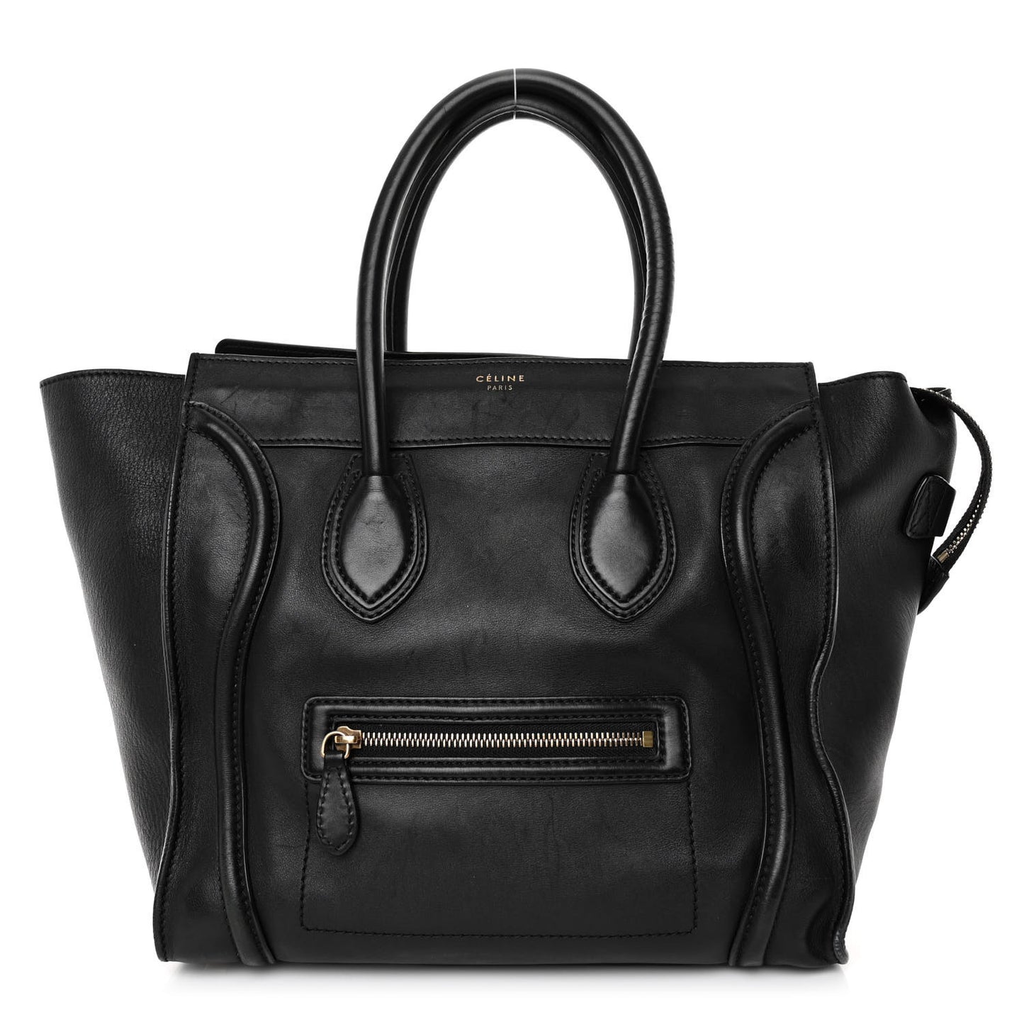 Smooth Calfskin Mini Luggage Black