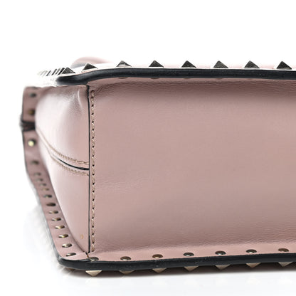 Valentino Garavani Calfskin Rockstud Tote Poudre 5 of 9