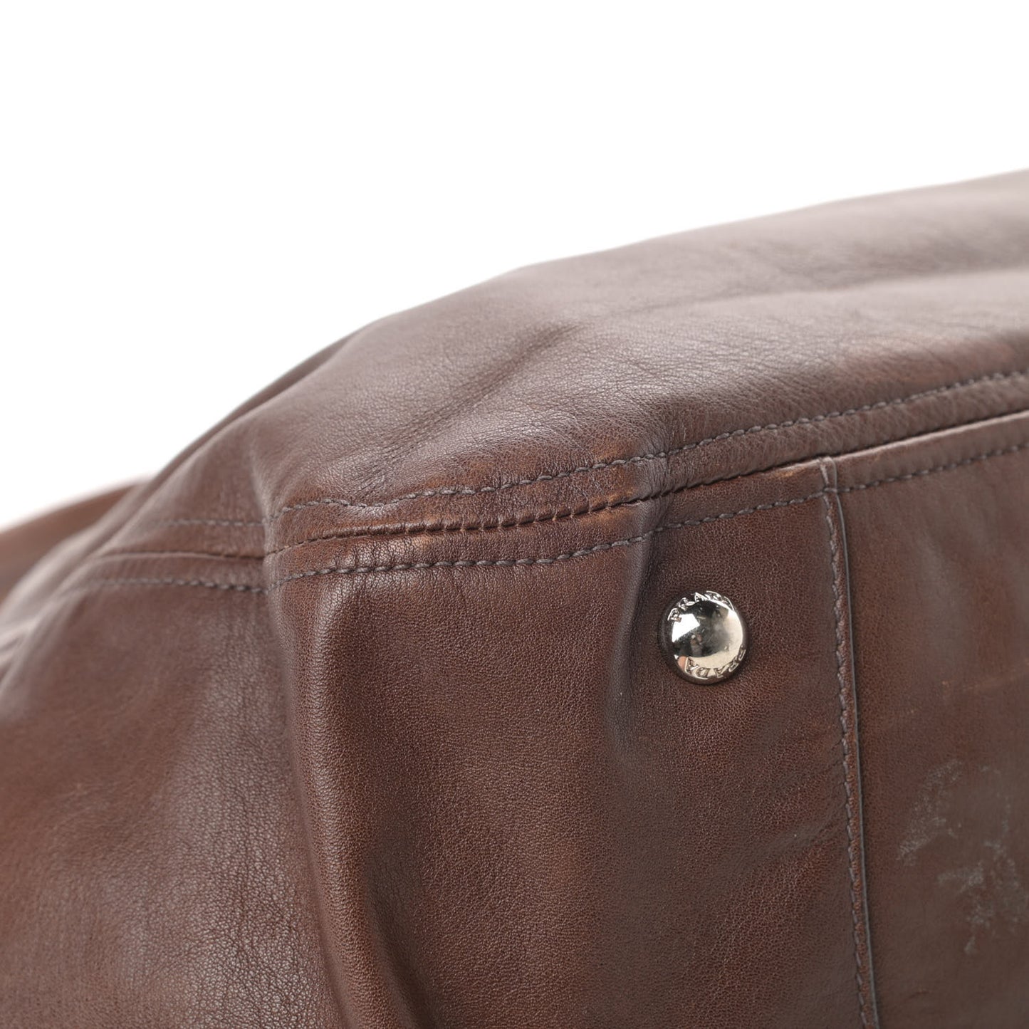 Soft Calf Pleated Two Pocket Hobo Nocciolo