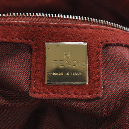 Fendi Suede Baguette Red 8 of 10