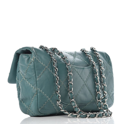 Chanel Calfskin Ultimate Stitch Flap Turquoise 3 of 15